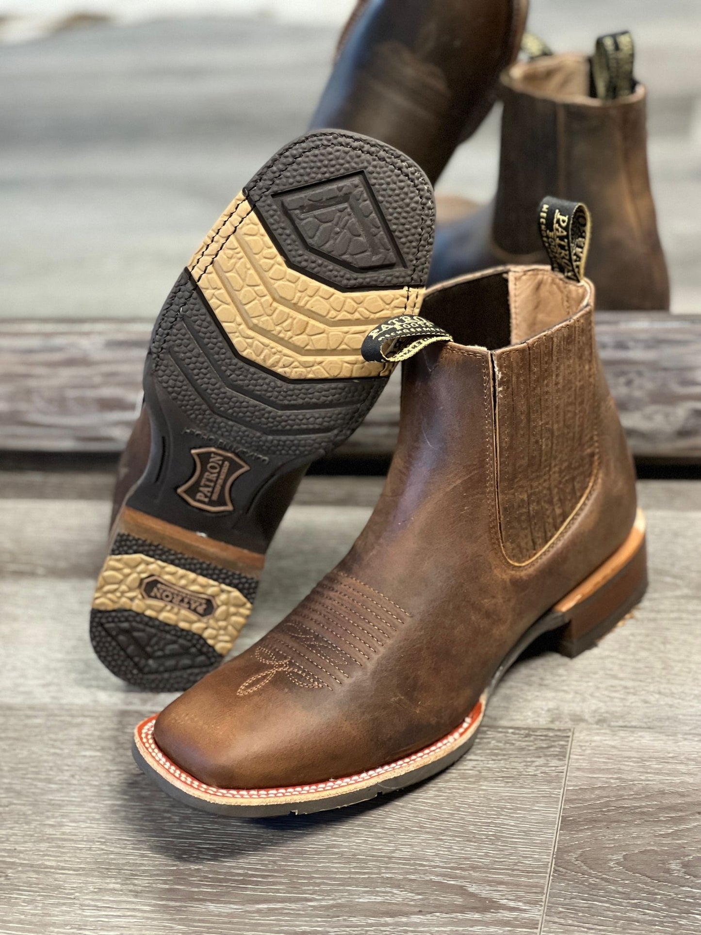 Botin Grizzly Cafe Suela Hule