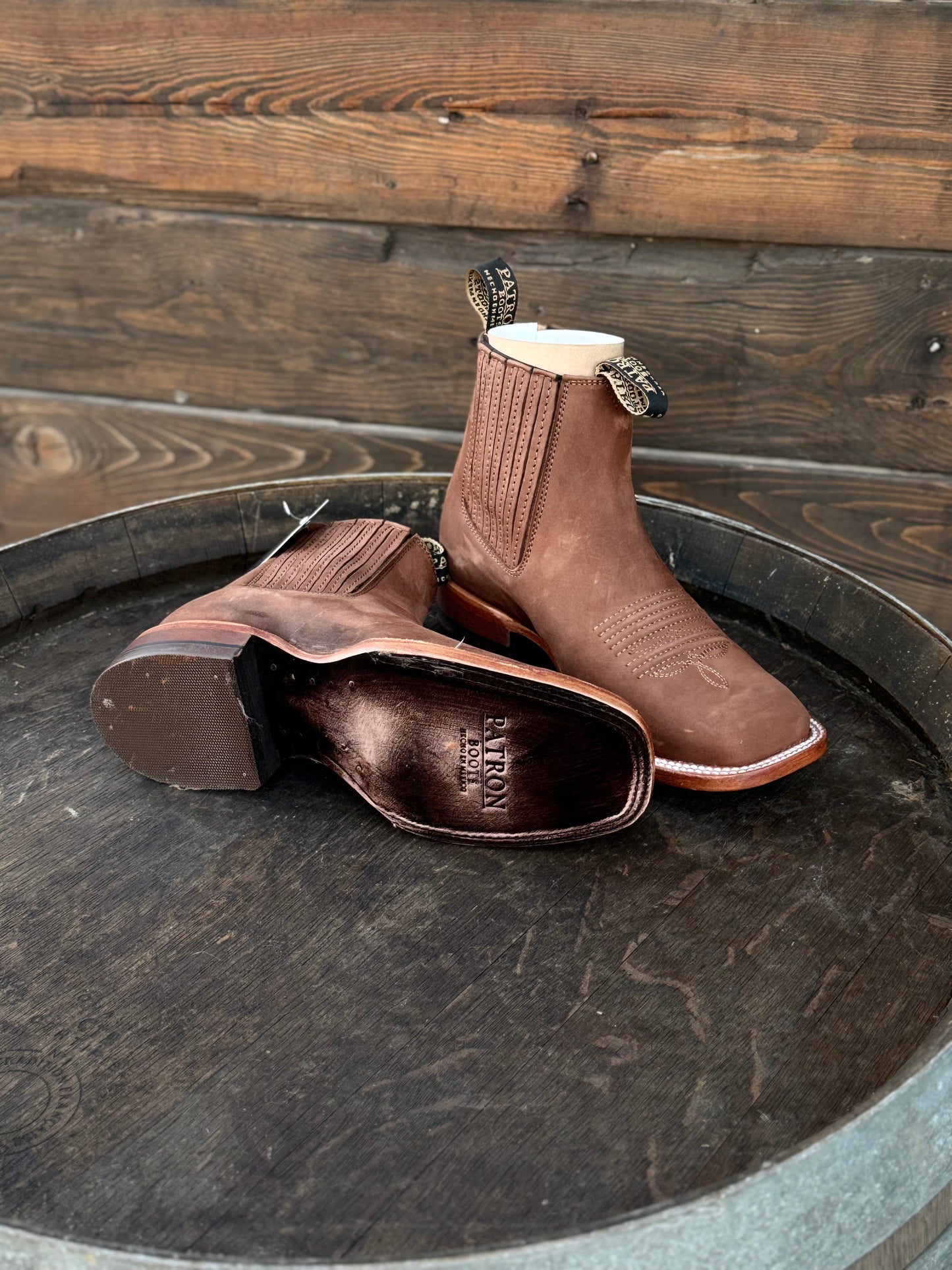 Botin Nobuck Camel S/Cuero