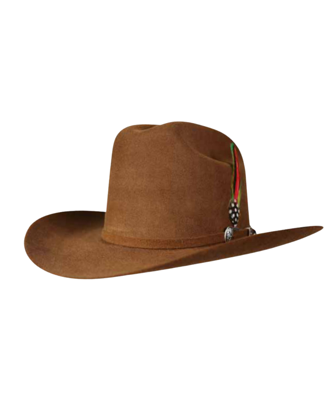 200X Wool Felt Western Hat – WD 522-32 | 3.5” Brim | Tobacco Brown