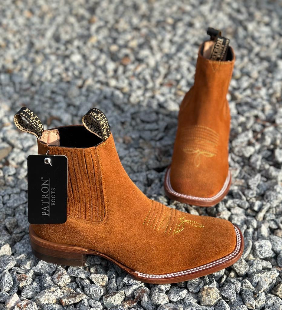 Botin Nobuck / Gamuza Dama S/ Cuero Dama