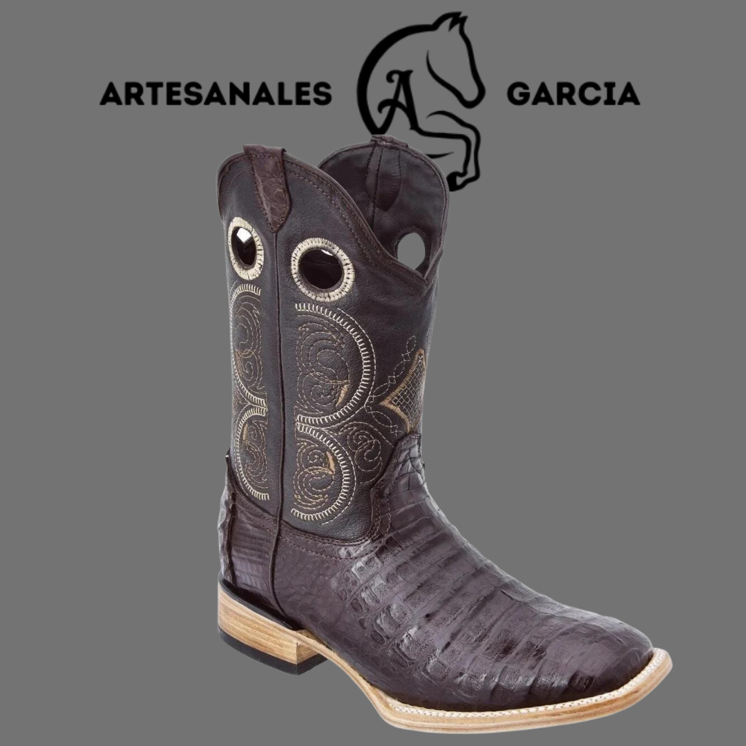 Bota Rodeo Americana Caimán Cocodrilo Belly Cafe Original WD 258