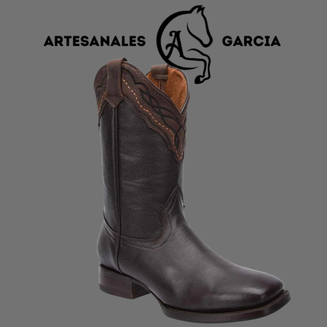 Bota Rodeo Americana Hombre Venado Clon Café WD 272