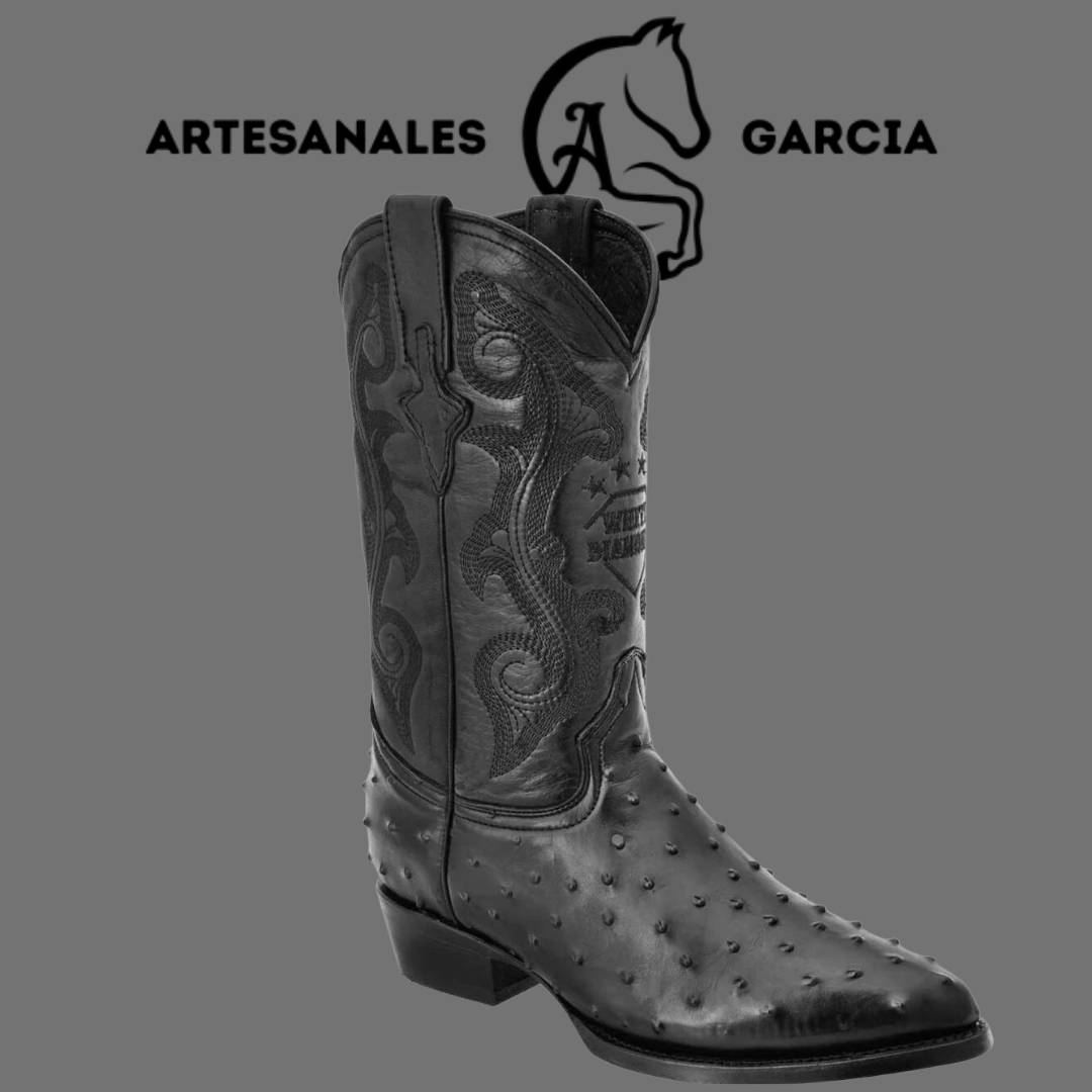 Bota Puntal 900 Clon de Avestruz Negro WD 231