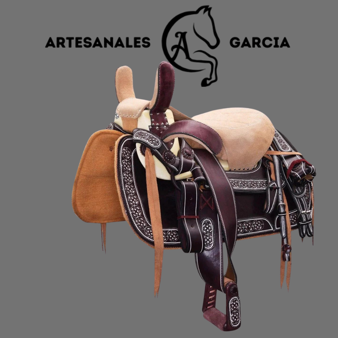 Montura Albarda Escaramuza Navajeada Vino