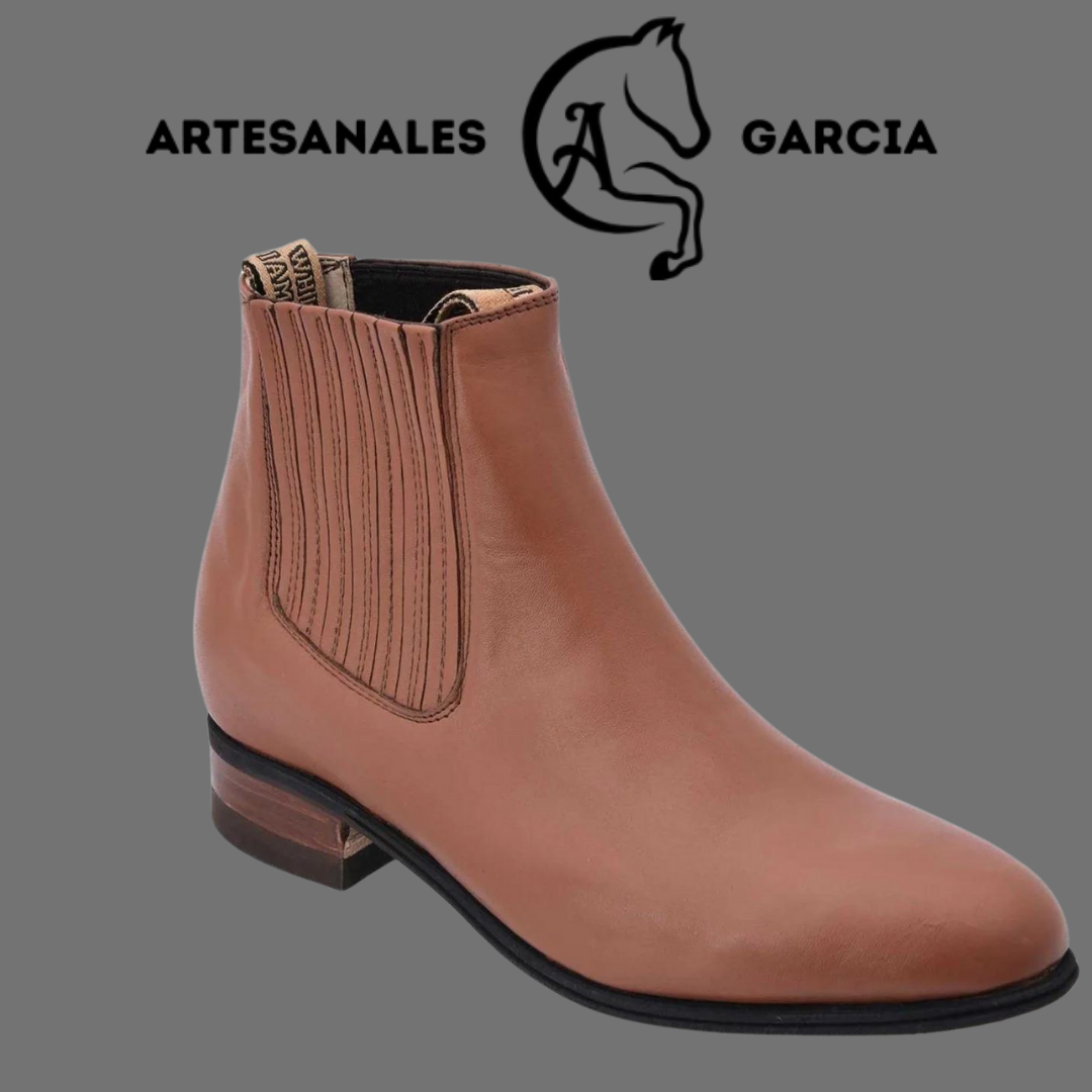 Botin Charro Miel Suela de Hule WD 705