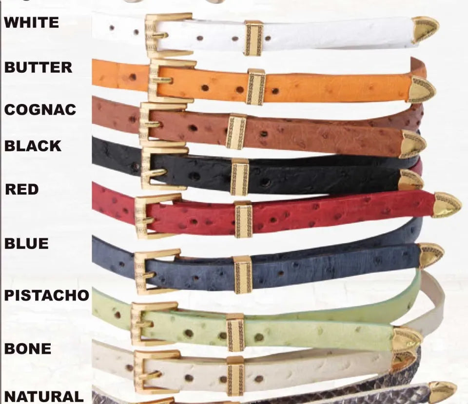 Toquillas Exoticas Avestruz / Hat Band Exotic Ostrich