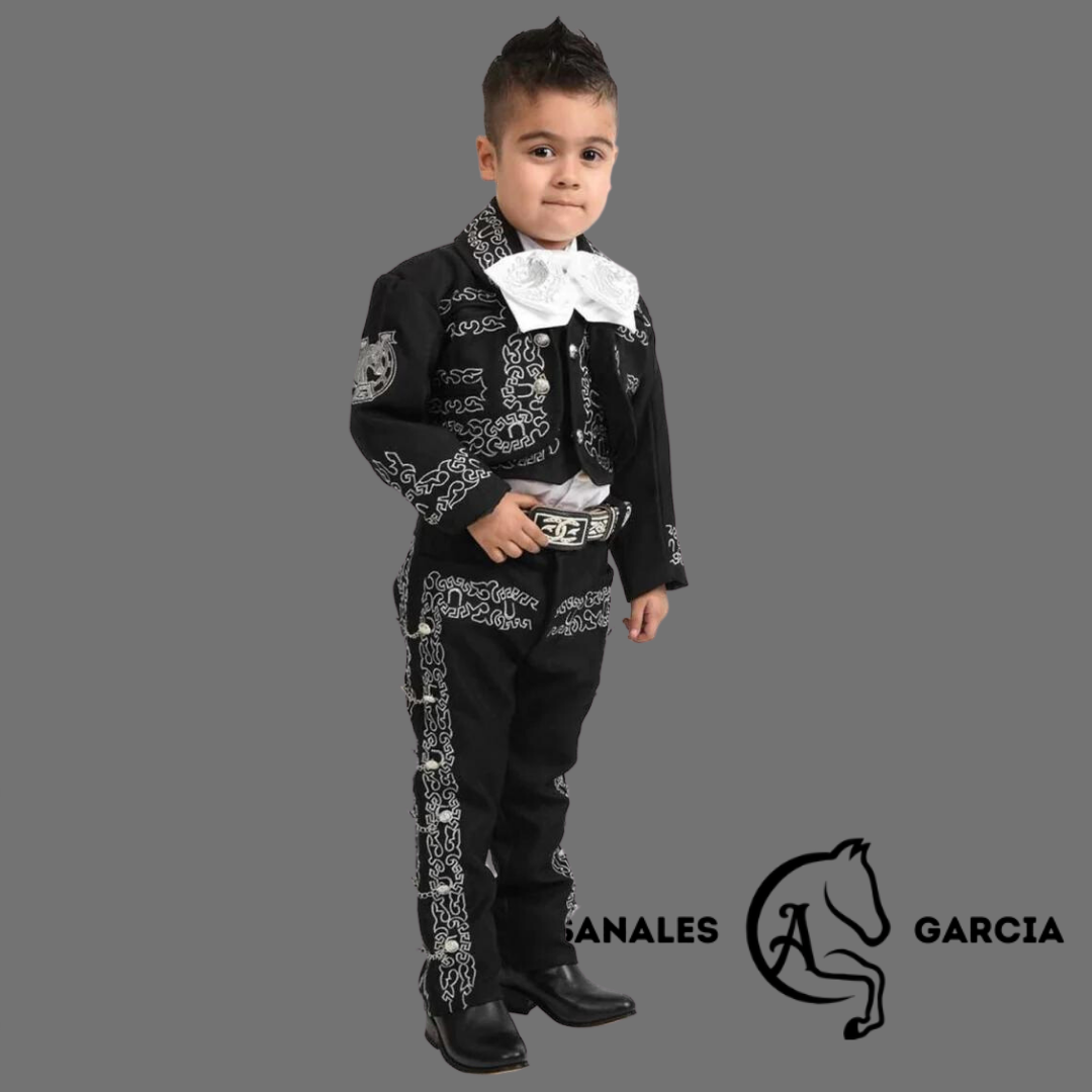 Traje Charro para Niño Negro WD 943