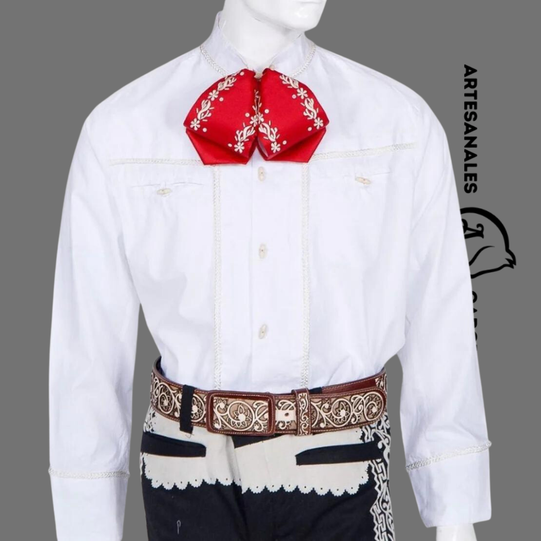 Camisa charra blanca hotsell