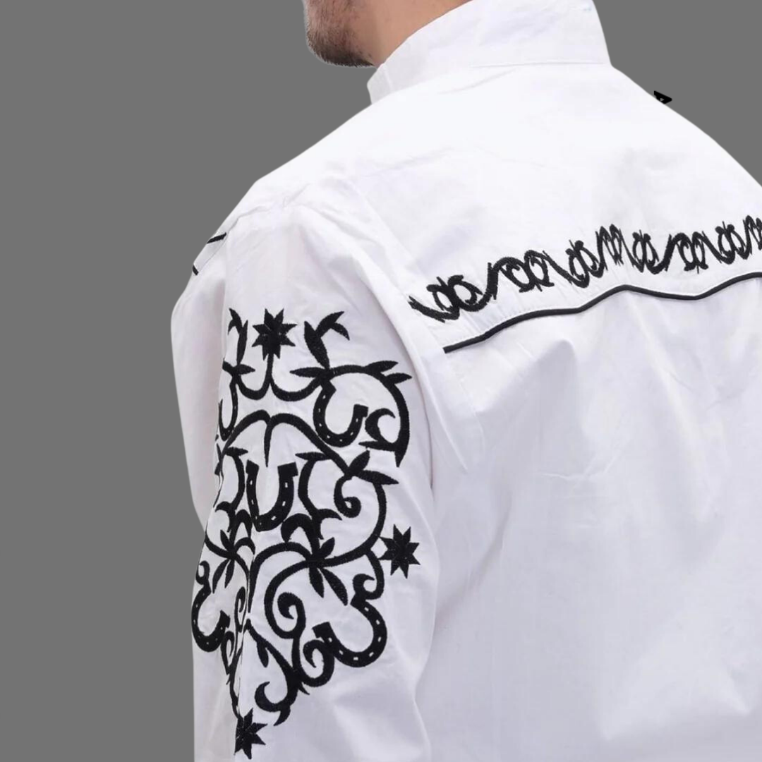 Camisa Charra 060 Blanca WD 842