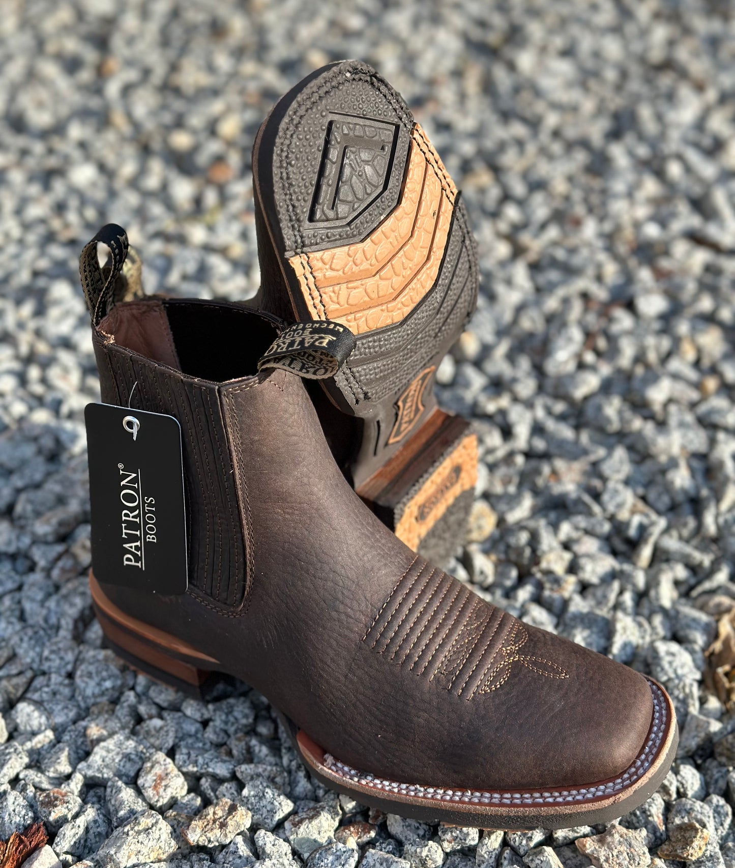 Botin Rhino Cafe Chocolate S/ Hule