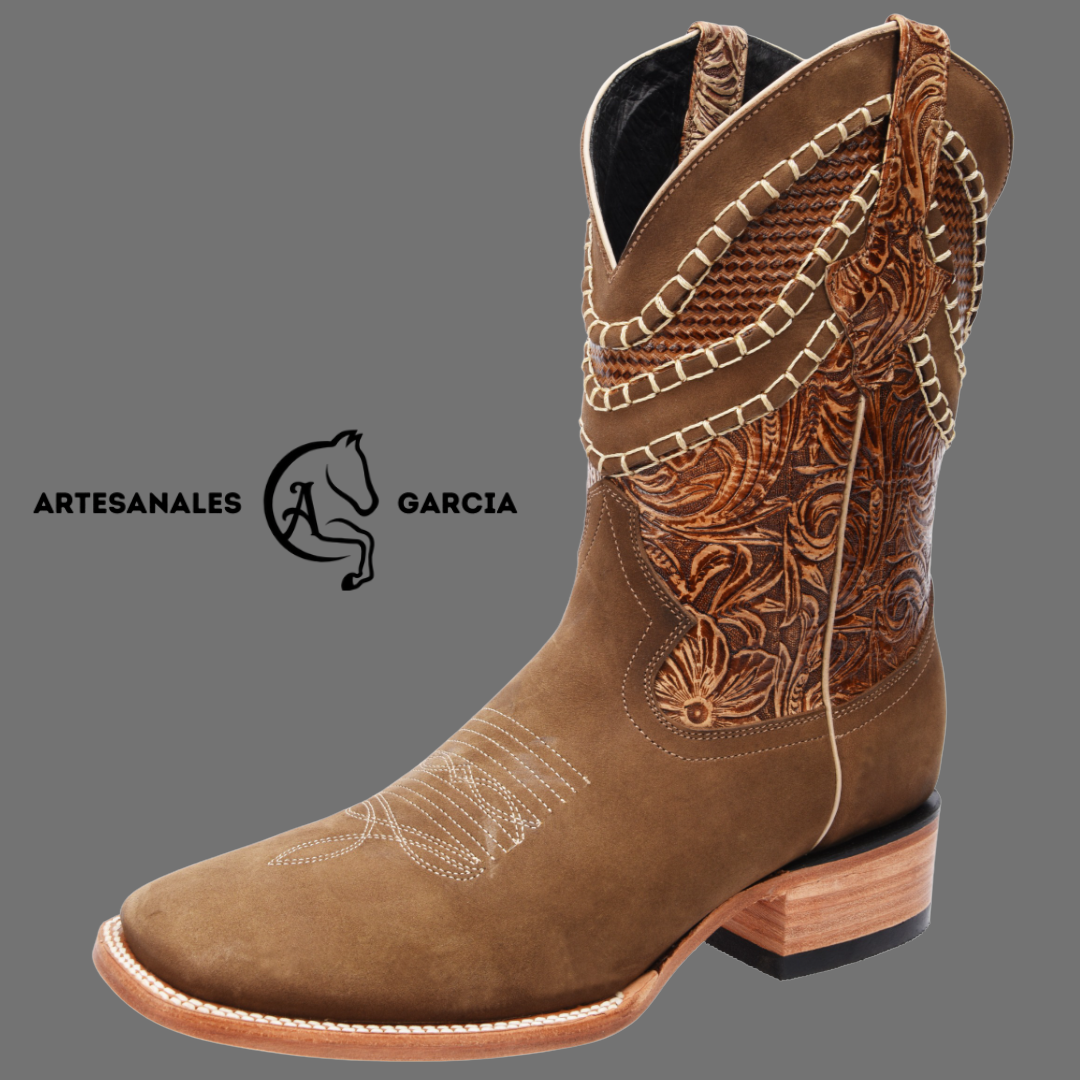 Botas vaqueras cuadradas online para hombre