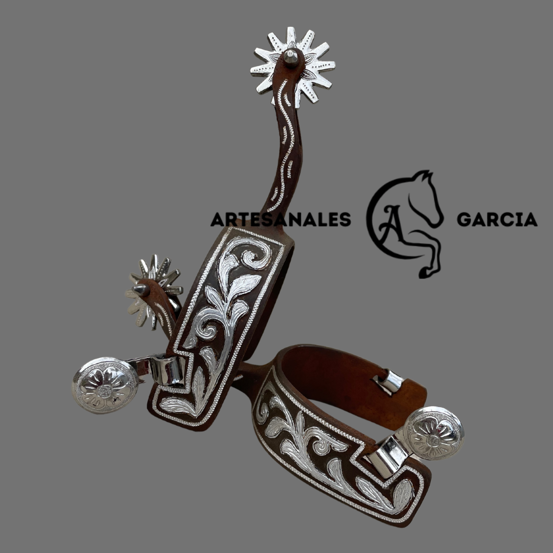 Espuela Americana Oxidada / Encrustada