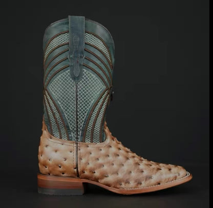 Botas Vaqueras Patron Boots 080 Ave Orix Blue Jean