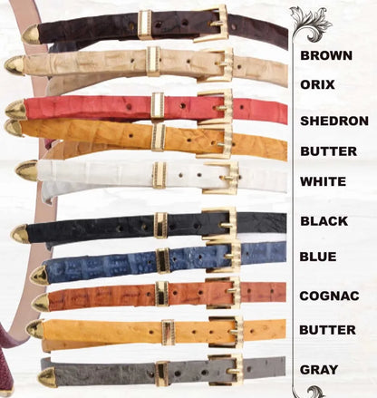 Toquillas Exoticas Cocodrillo  / Hat Band Exotic Crocodile