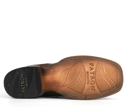 Botín Vaquero Patron Boots 050 Pirarucú Choco Print