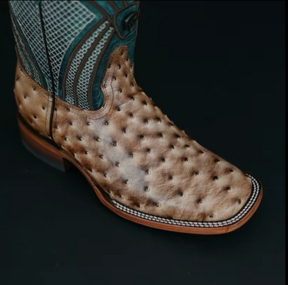 Botas Vaqueras Patron Boots 080 Ave Orix Blue Jean