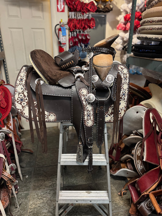 Montura Charra Esqueleto Piteada – Elegancia y Tradición Hecha a Mano