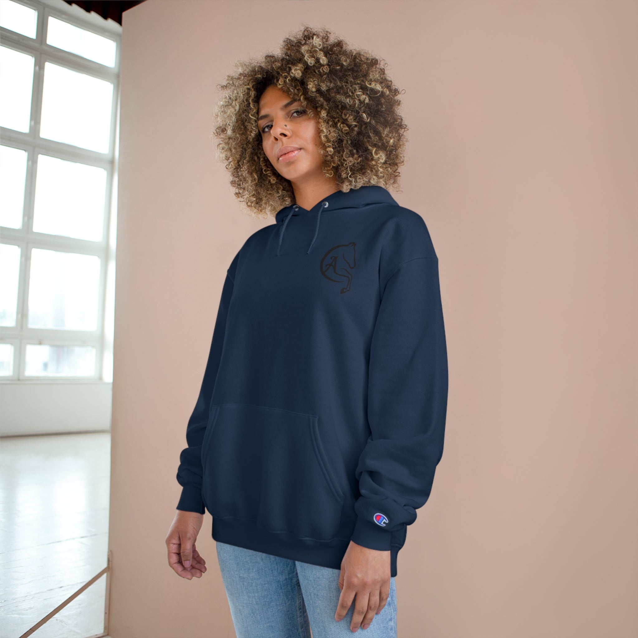 Womens blue 2024 champion sweatshirt