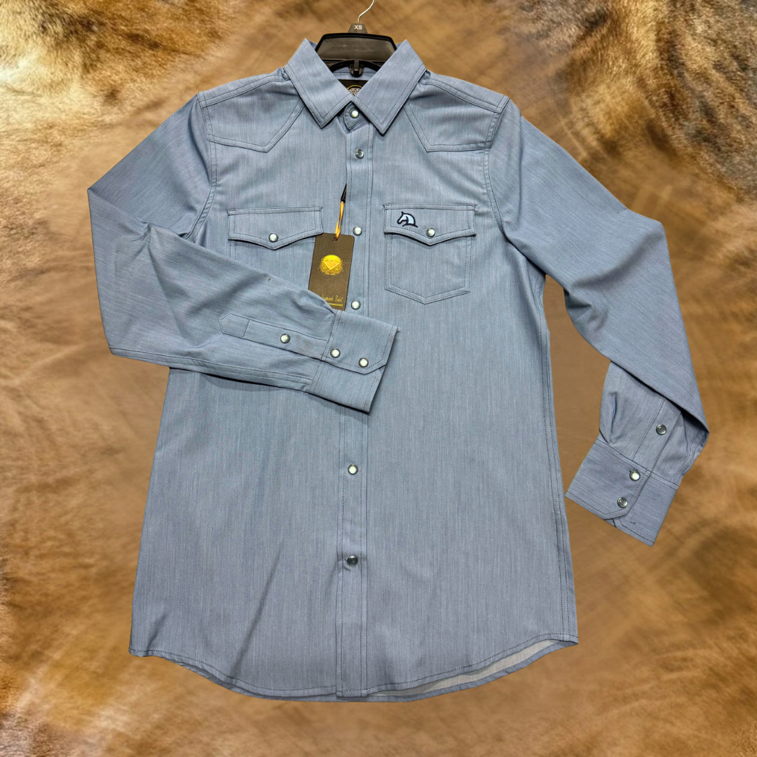 Camisa Vaquera Slim Fit para Hombre – Estilo Clásico, Corte Moderno