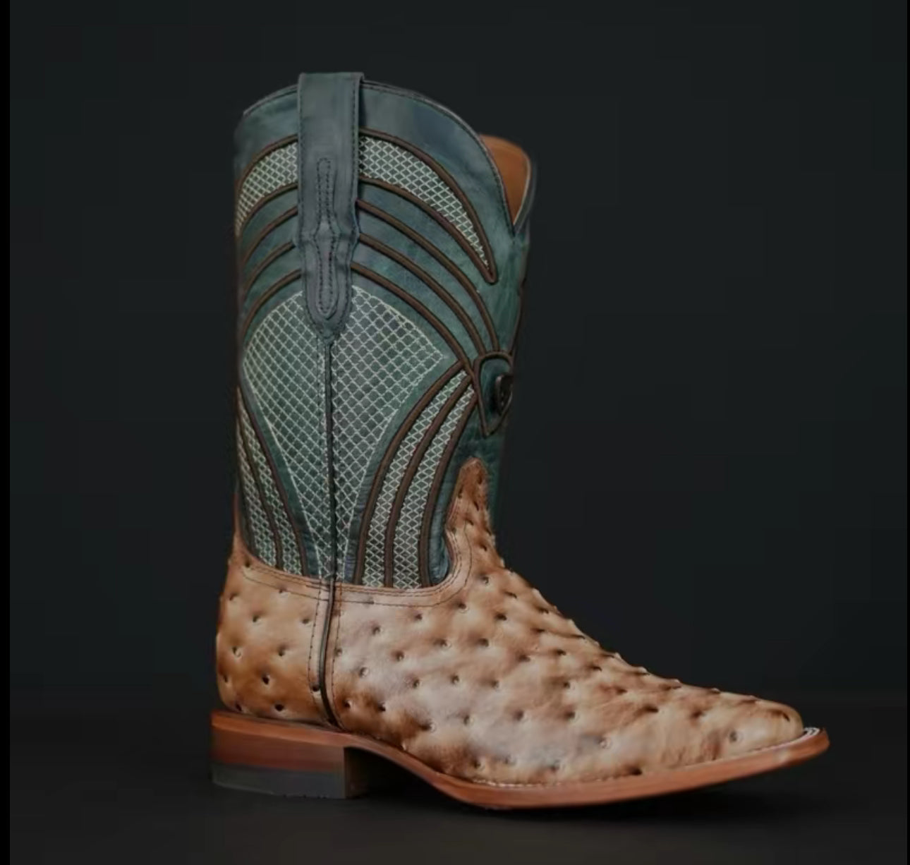 Botas Vaqueras Patron Boots 080 Ave Orix Blue Jean