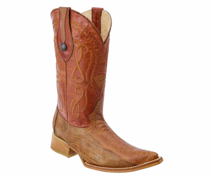 Men’s Western Cowboy Boot – 3X Aladino – Ostrich Leg Leather – Casual Wear
