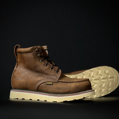 Zapato de Trabajo 650 Crazy Brown