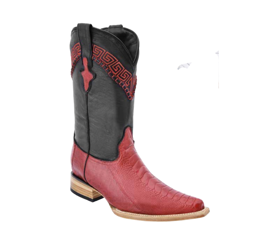 Men’s Western Cowboy Boot – 3X Aladino – Ostrich Leg Leather – Casual Wear