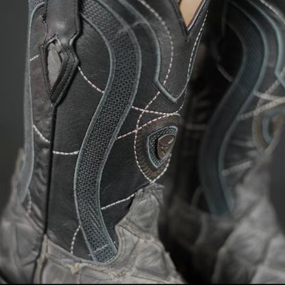 Botas Vaqueras Patron Boots 080 Pirarucú Gris Mate – Suela Natural