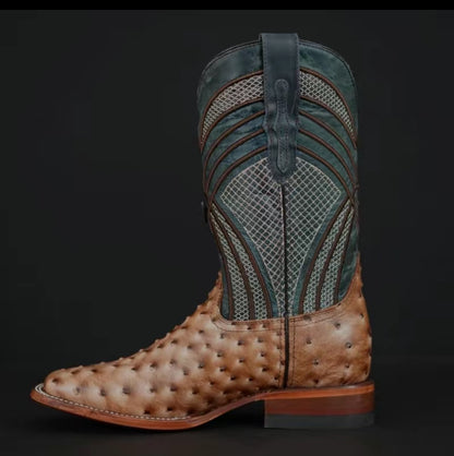 Botas Vaqueras Patron Boots 080 Ave Orix Blue Jean