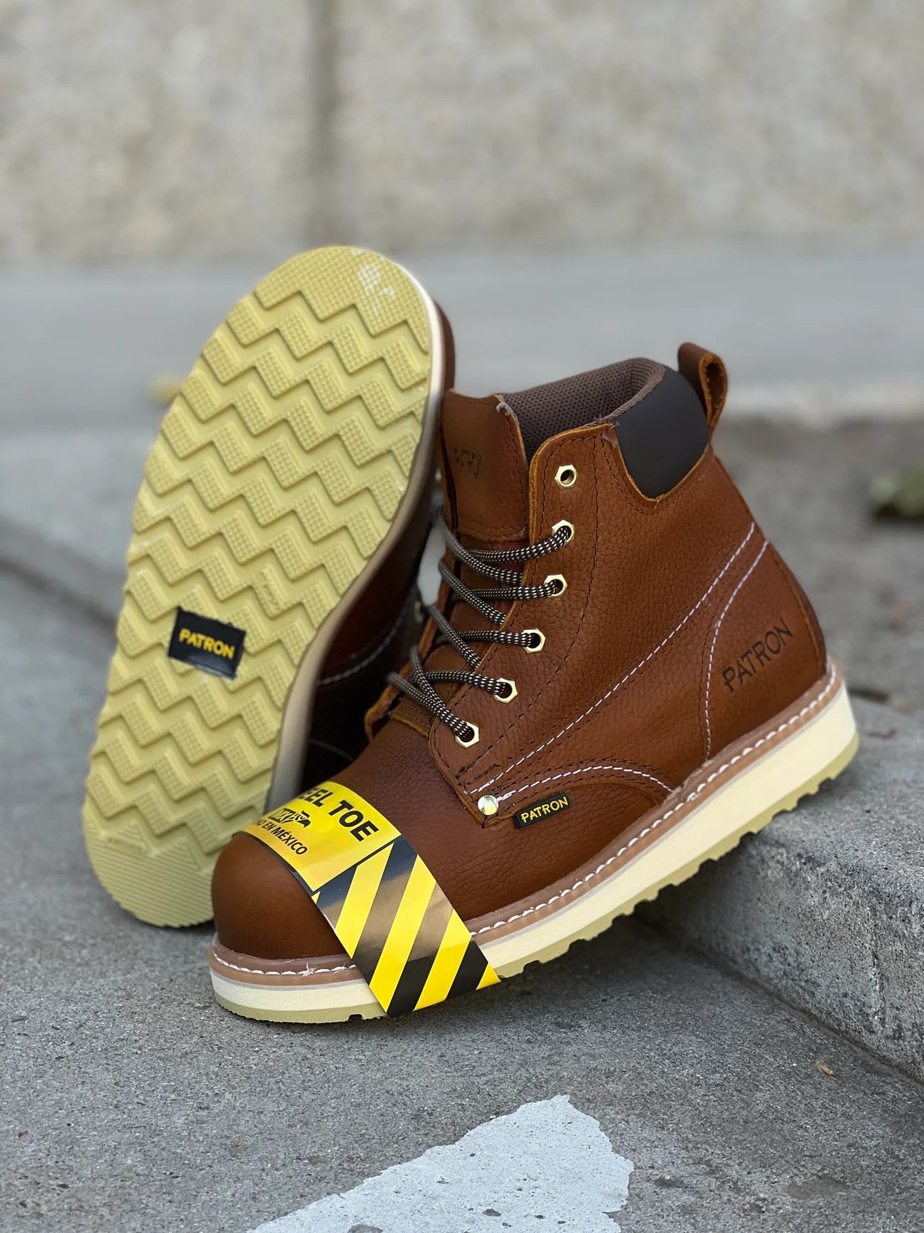 Zapato de Trabajo 313 Steel toe Light brown