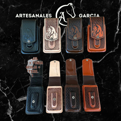 Funda De Cellular 3 en 1 Cognac / San Judas