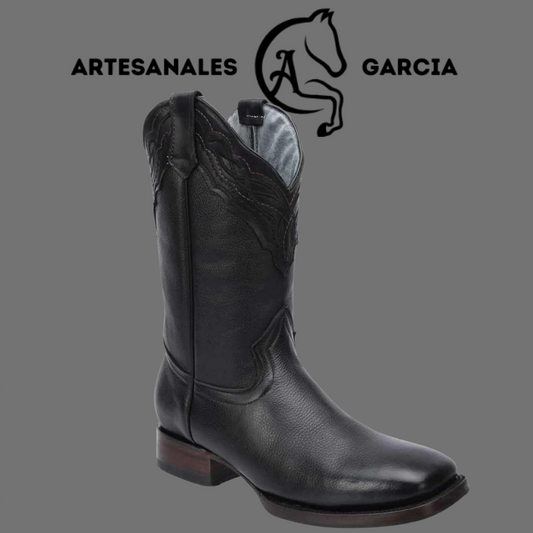 Bota Rodeo Americana Hombre Venado Clon Negro WD 273