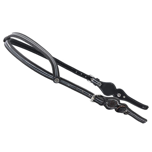 Cabezada de Piel Reforzada – Estilo y Durabilidad para tu Caballo