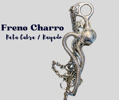 Freno Charro Acero Inoxidable Bocado Fierro Dulce