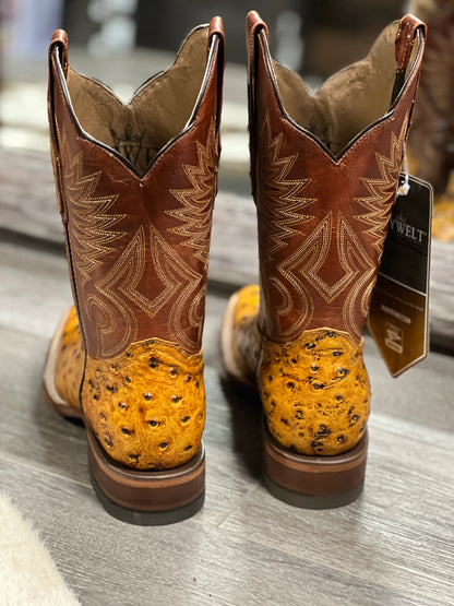 Bota Rodeo Americana Avestruz  Clon  Ranch Maple