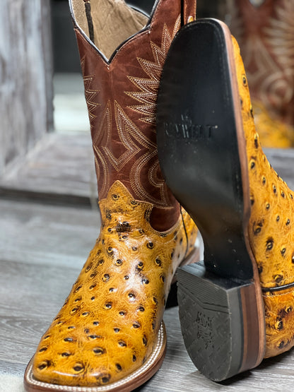 Bota Rodeo Americana Avestruz  Clon  Ranch Maple