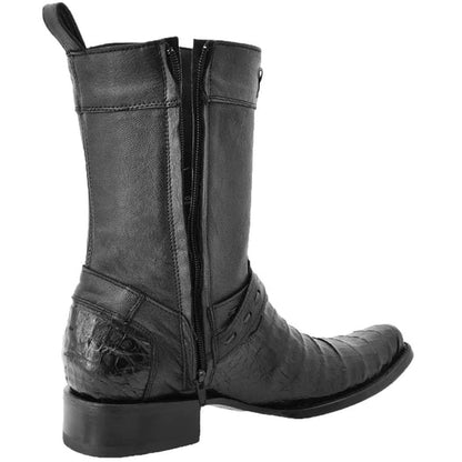 Botas Vaqueras para Hombre de Piel de Cocodrilo Caimán Original Premium - Modelo WD-018