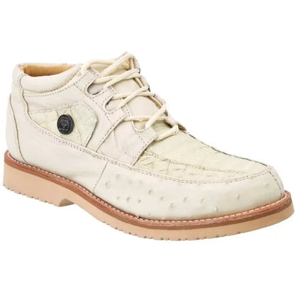 Zapato Urbano de Avestruz y Cocodrilo Original - Estilo Casual