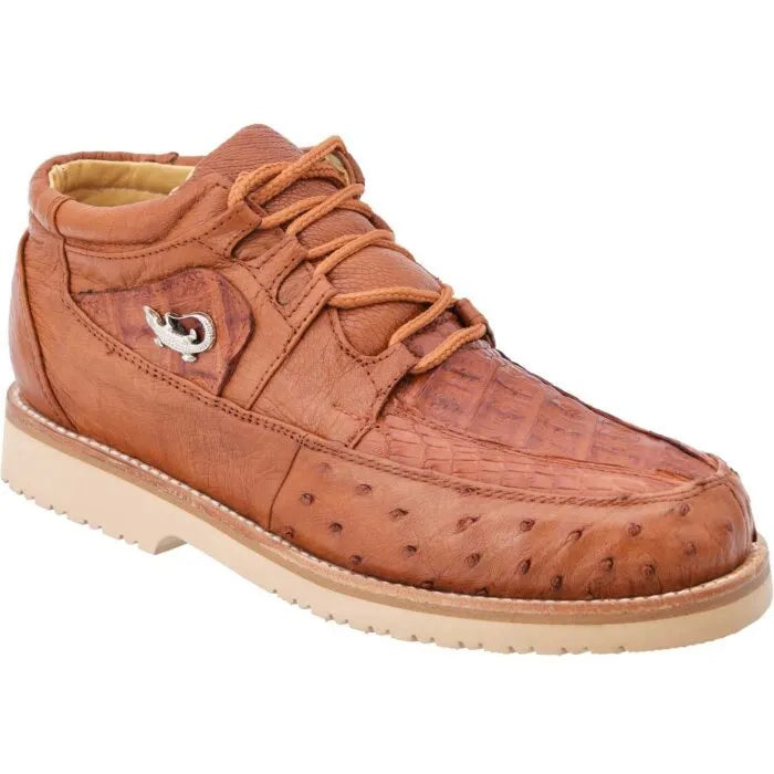 Zapato Urbano de Avestruz y Cocodrilo Original - Estilo Casual