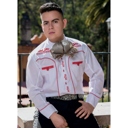 Camisa Charra Tradicional Huesito WD 826