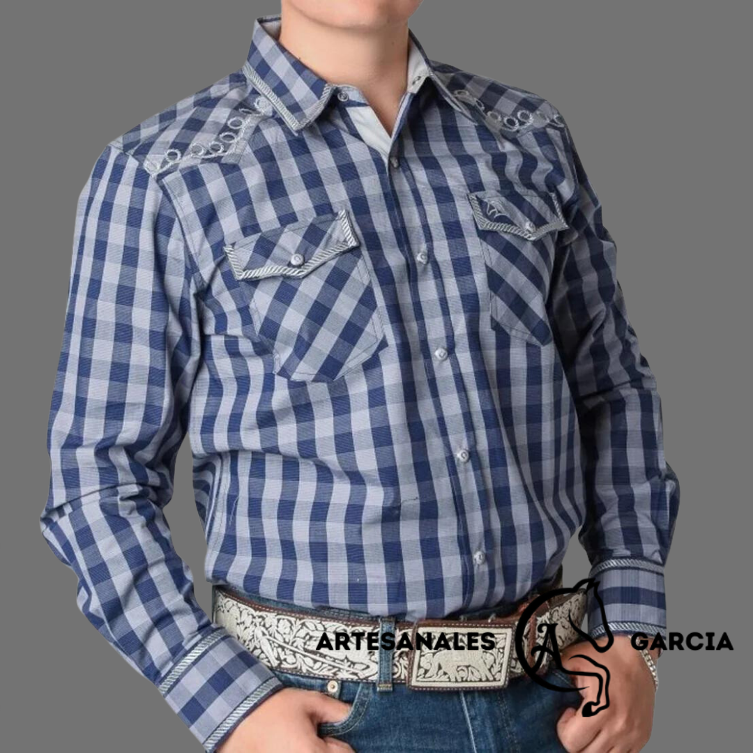 Camisa Vaquera Cuadro Flannel WD 878