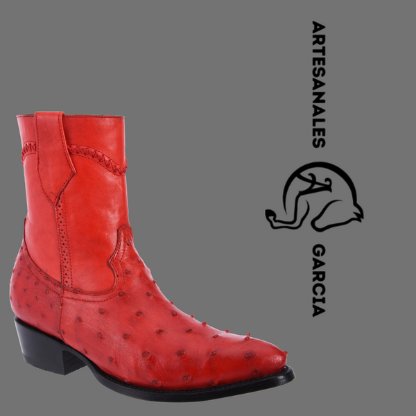 Botas de best sale avestruz grises