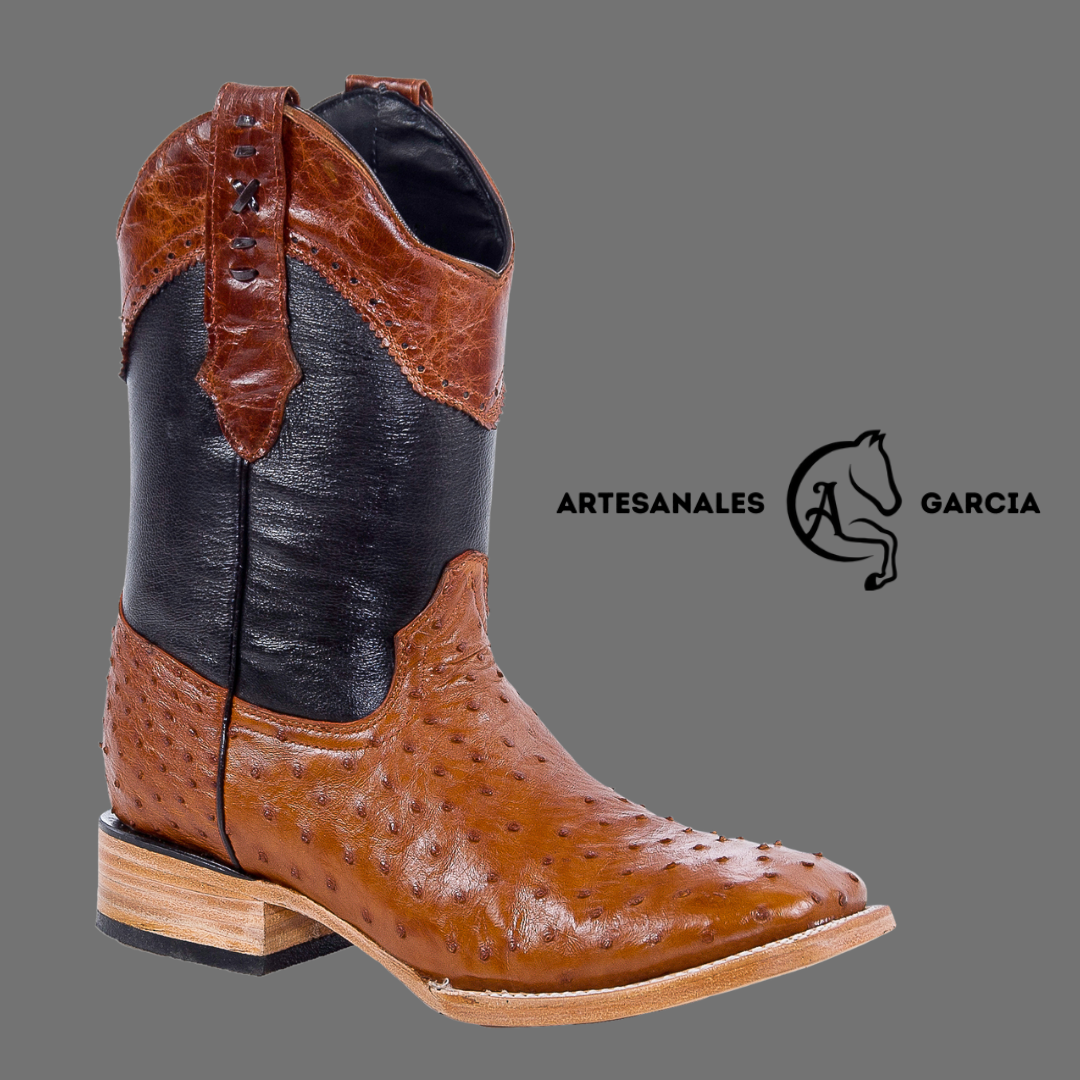 Bota Rodeo Americana Avestruz  Original WD 251