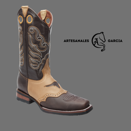 Bota Horma Cuadrado Antifaz Torito Cafe WD 325