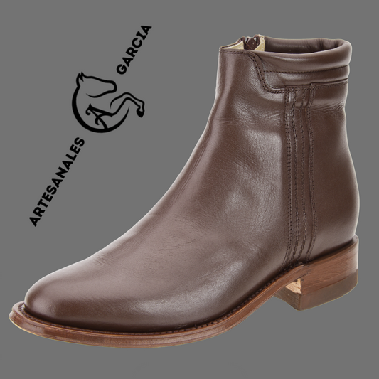 Botin Charro piel Toledo/Zipper Cafe WD 735