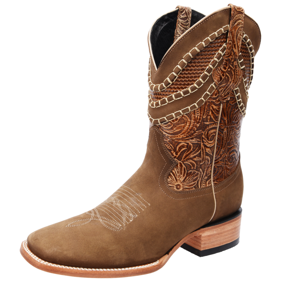 Bota Hombre Horma Rodeo Grabada Orix WD318 – Artesanales Garcia